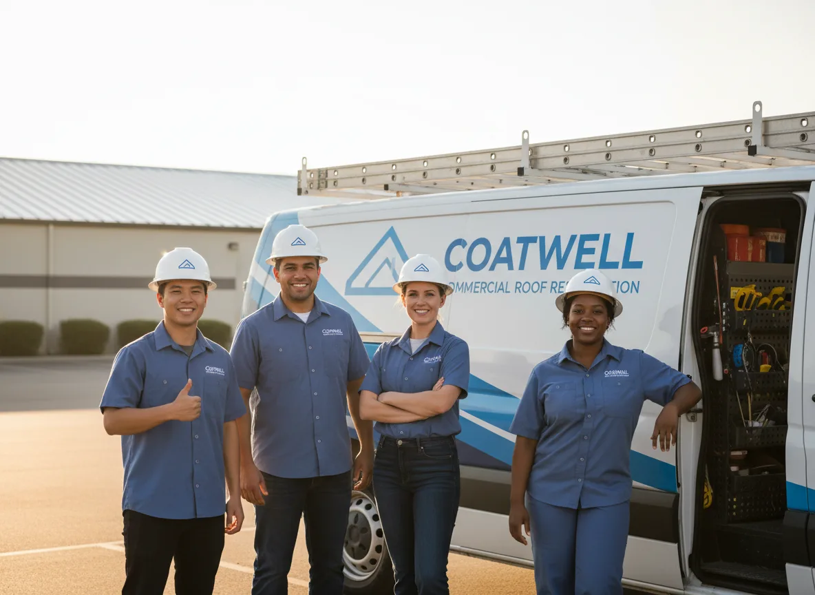 Commercial roof coating company in Moriches, NY